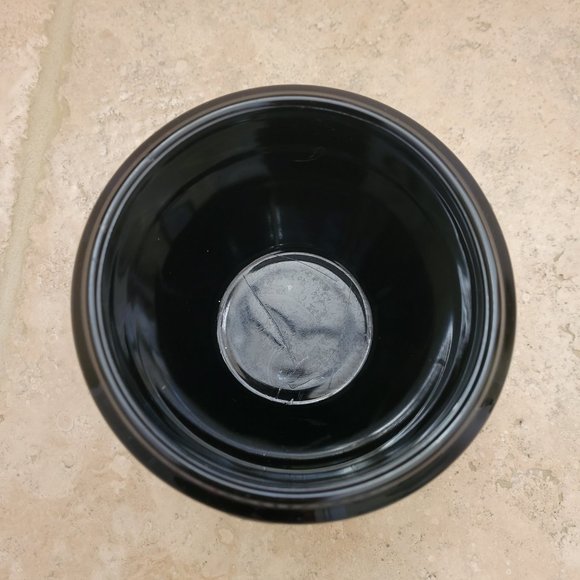 LE Smith Black Amethyst Glass Footed Vase - Picture 6 of 10